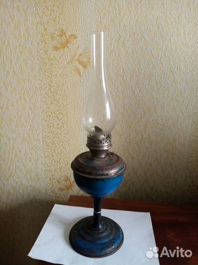 Лампа керосиновая со стеклом.(ссср)