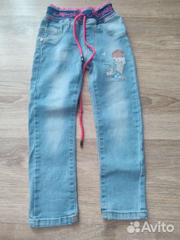 Джинсы для девочки 104