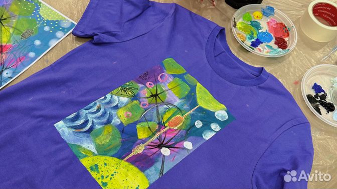 Мастер-класс по росписи одежды