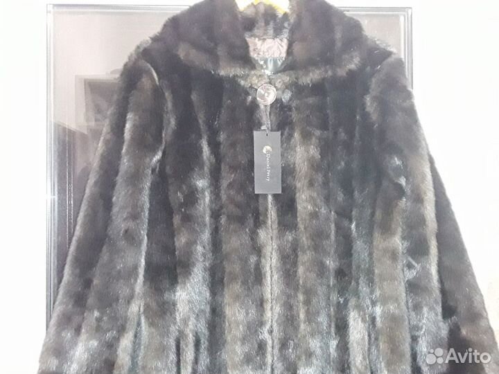 Шуба имитация норки