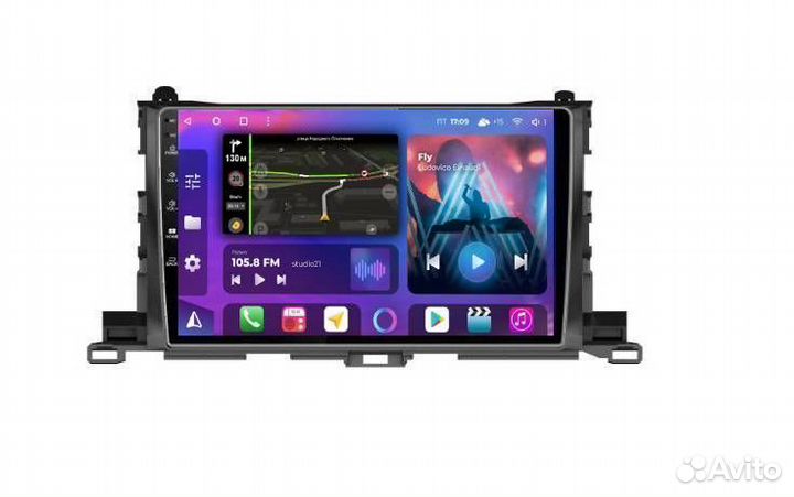 Магнитола андроид Toyota Highlander 3 FarCar 2/32