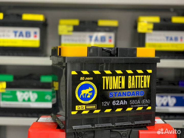 Аккумулятор tyumen battery standard 62 Ач
