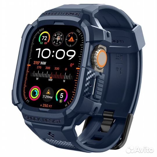 Ремешок+защитный чехол spigen rugged armor ”PRO”