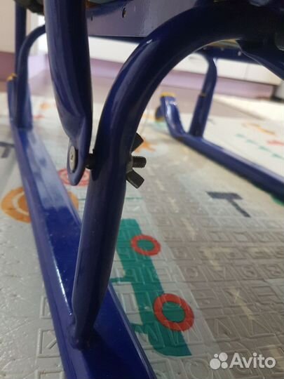 Коляска санки на колесах