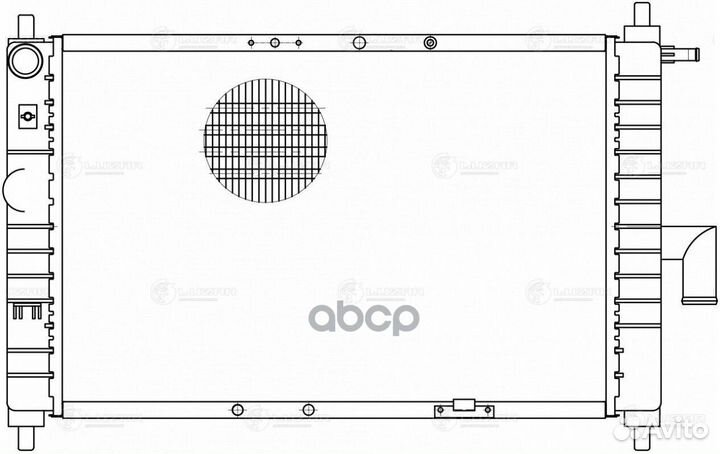 Радиатор охл. (сборный) LRc 0508 luzar