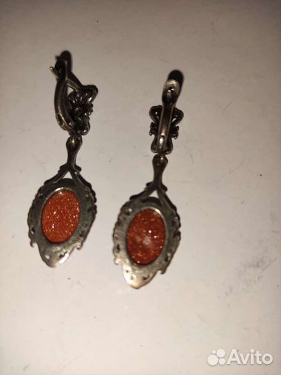 Серьги из мельхиора