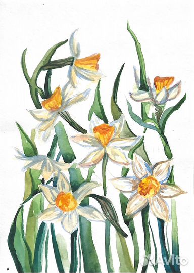 Акварельная картина 