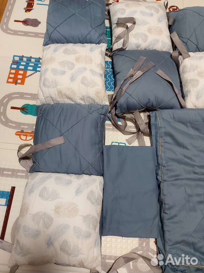 Бортики в детскую кроватку комплект