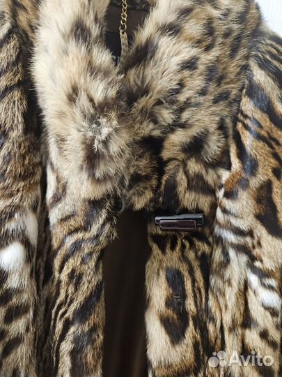 Шуба натуральная из камышевого кота