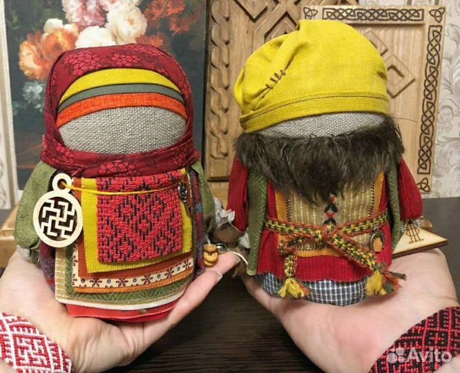 Куклы мотанки обережные