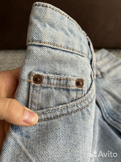 Мини-юбка zara джинсовая xs