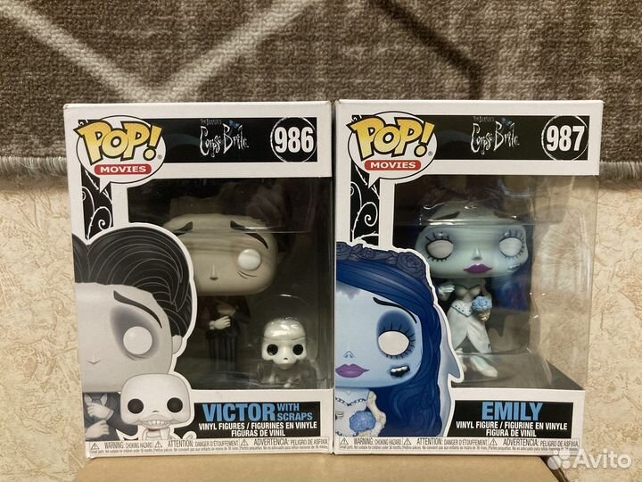 Funko pop corpse bride Victor Emily