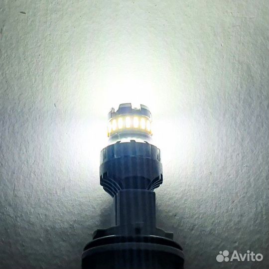 Лампы LED 7440 W21W белые 2шт Zircon