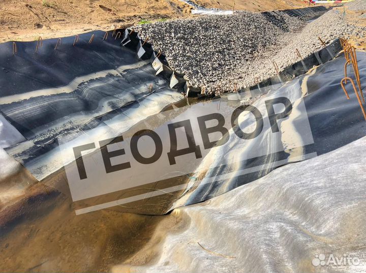 Геомембрана (пленка для пруда) и монтаж