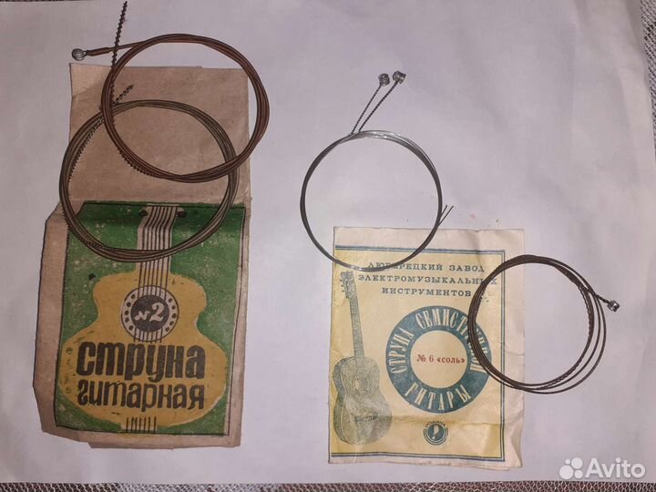 Новые 2 струны #2 и #6 для гитары
