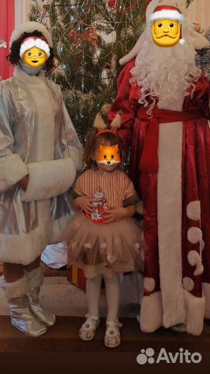 Новогодний костюм для девочки 2-4года
