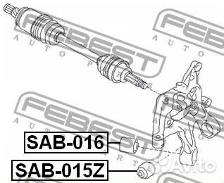 Сайлентблок задней цапфы плавающий
