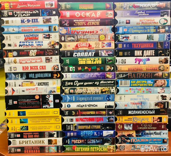 Аудиокассеты, видеокассеты, DVD диски с записью