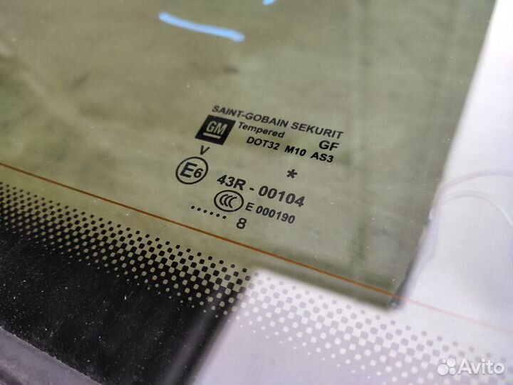 Стекло заднее правое глухое AS3 Alarm на Зафира Б