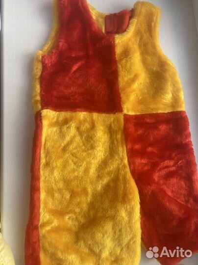 Новогодний костюм скоморох, петрушка