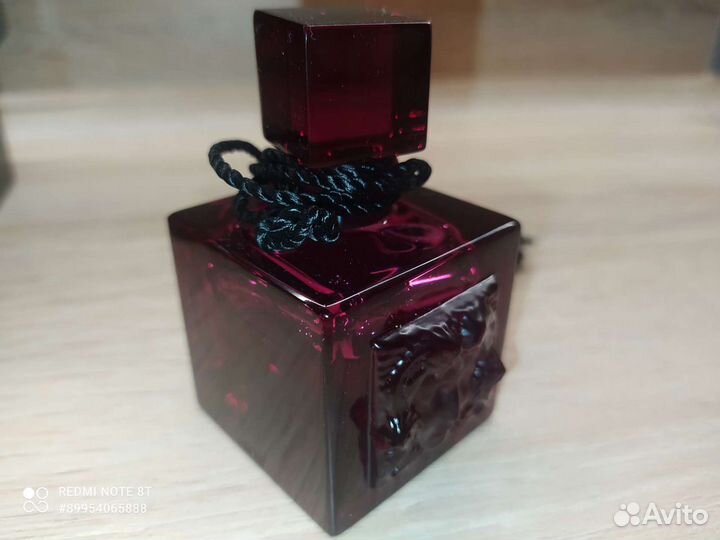 Лалик лимитированный парфюм флакон с красным крист