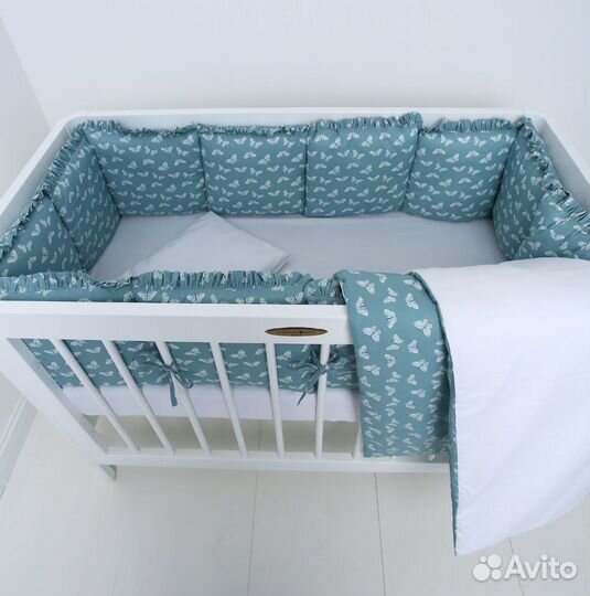 Бортики в детскую кроватку постельное бельё