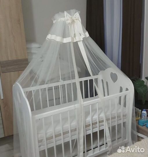 Балдахин в кроватку с держателем