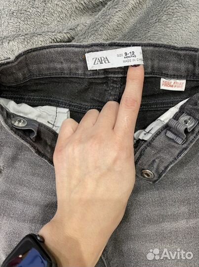 Джинсы zara для девочки 80