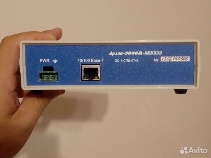 Преобразователь RS232-ethernet Арлан-9000М-8RS232