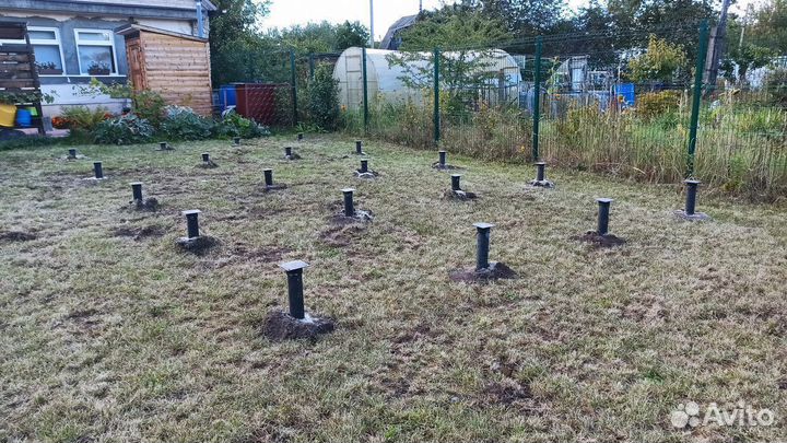 Фундамент винтовые сваи