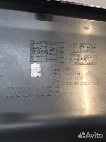 Накладка бампера задняя Bmw X6 G06 M-pack