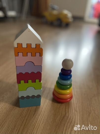 Деревянная пирамидка