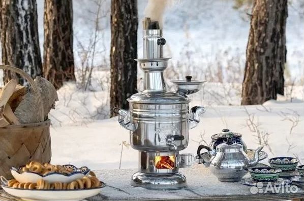 Самовар на дровах Турецкий 4 литра