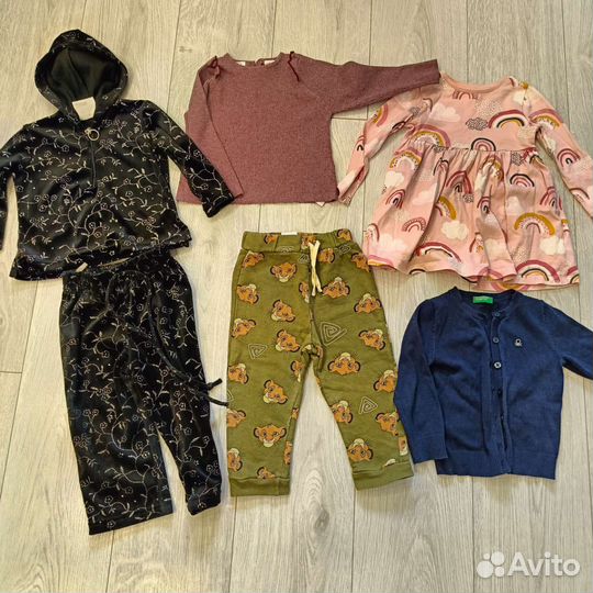 Пакет вещей на девочку 86