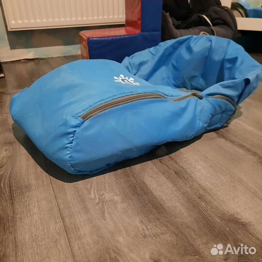 Для санок матрасик с накидкой на ножки