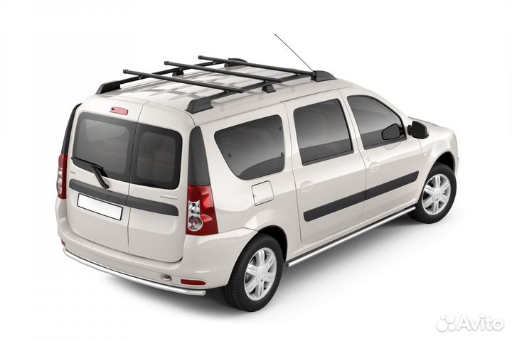 Рейлинги с тремя поперечинами LADA Largus