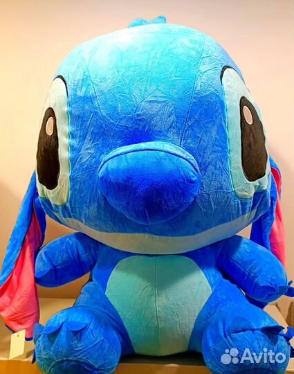 Стич синий 75 см