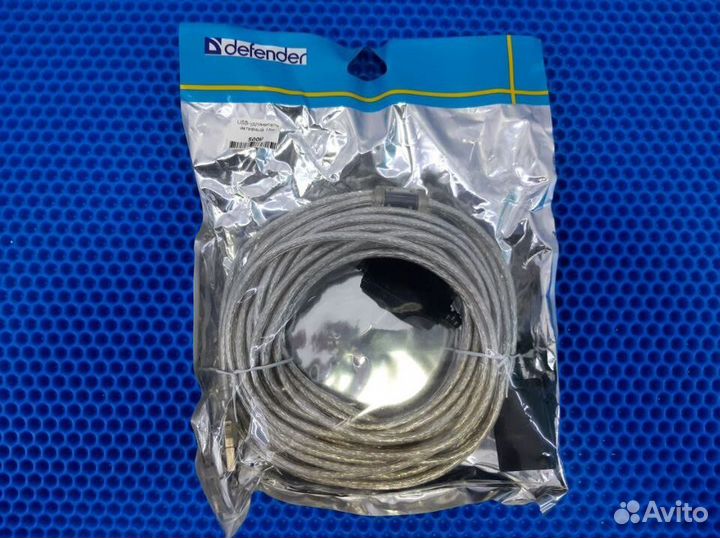 Активный USB удлинитель, 15м. Defender USL115