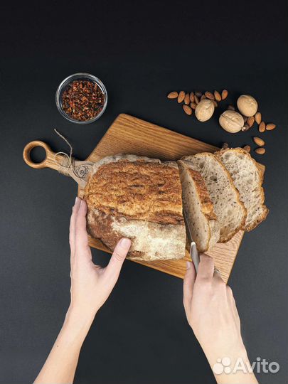 Доска кухонная, разделочная, дуб