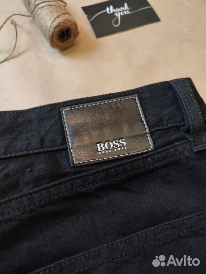 Джинсы черные Hugo boss