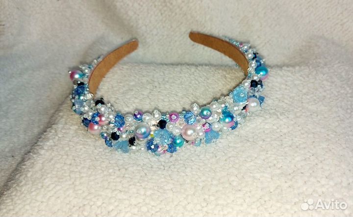 Ободок для волос ручной работы