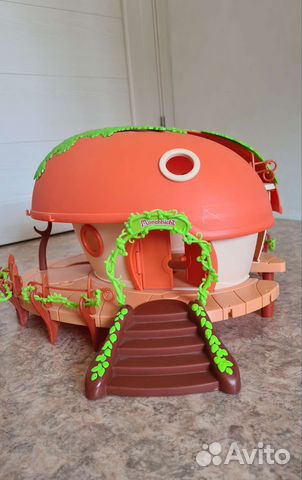 Дом игрушечный, домик Мончичи + фигурки, мебель