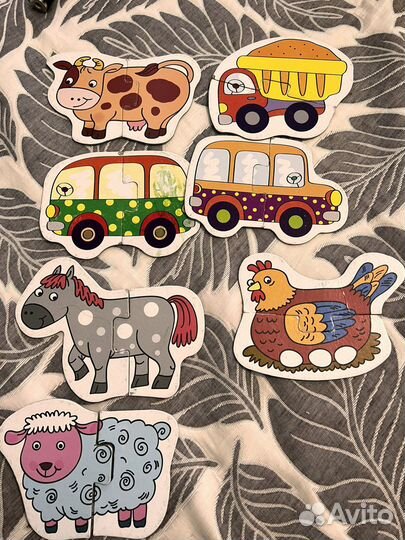 Пазлы на липучках