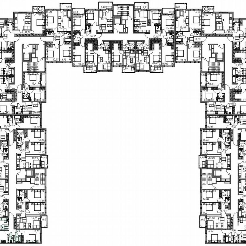 3-к. квартира, 85 м², 2/4 эт.