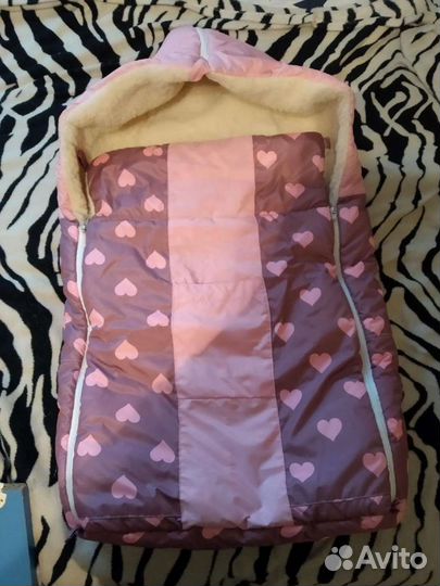 Зимний конверт в коляску