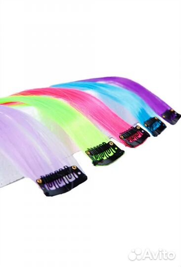 Цветные пряди для волос