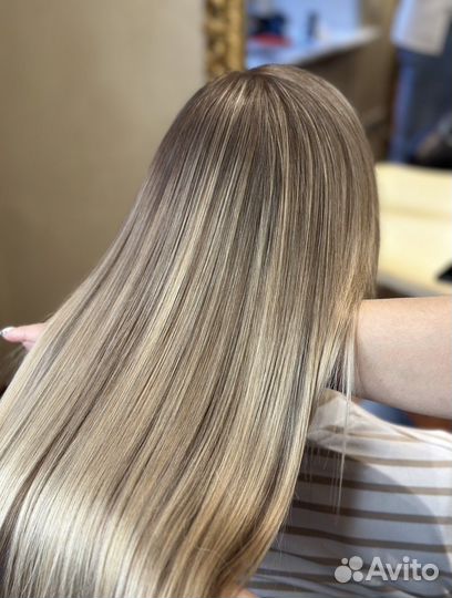 Окрашивание/Холодное восстановление/Пилинг/Брови