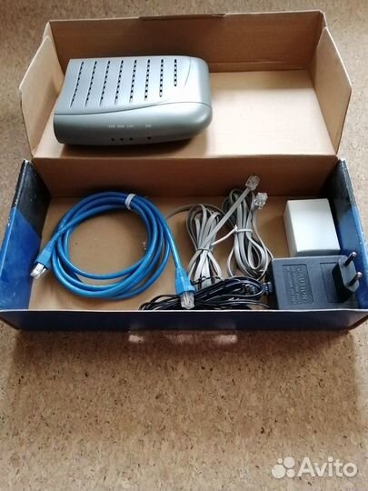 Модем ZTE 831, сплиттер adsl