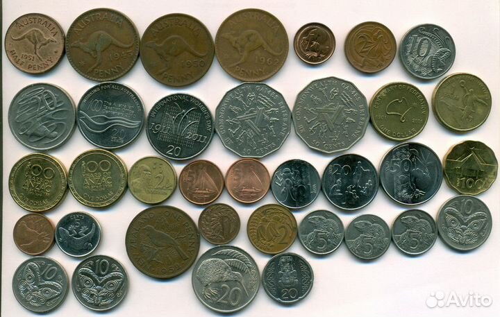 Монеты Австралии и Океании