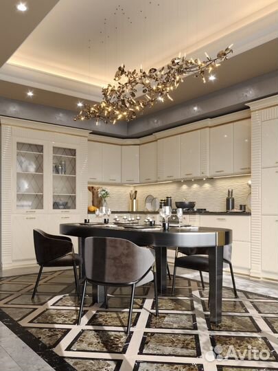 Кухня в Арт-Деко